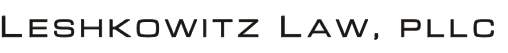 Leshkowitz Law, PLLC